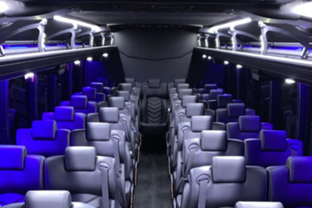 Madera Charter Bus Interior