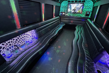 Madera Limo Bus Interior