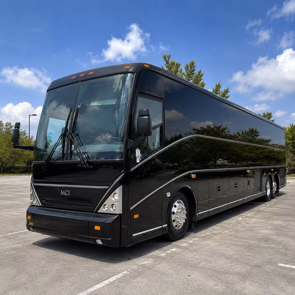 madera charter bus rental exterior