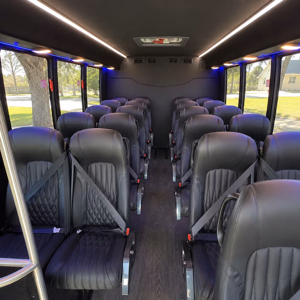 madera private event transportation onboard seating